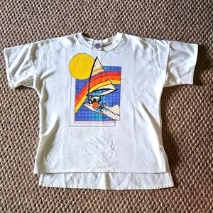 Vintage Men's Great American Surfing Short Sleeve Sweatshirt